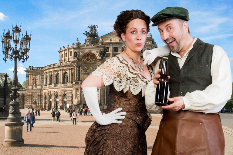 Dresden: 1.5-Hour Tour with Beer Tasting and Meal Public Tour Bierrundgang Schweinelende