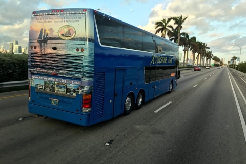 From Miami: Key West Bus Tour Tour with Glass Bottom Boat