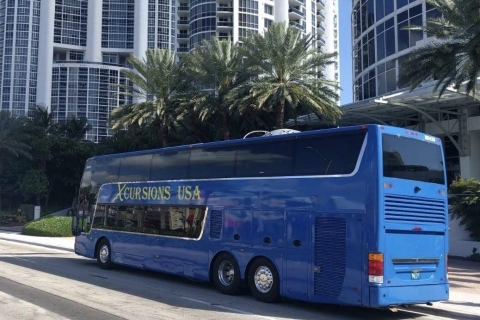 Vanuit Miami: bustour naar Key WestTour met boot met glazen bodem