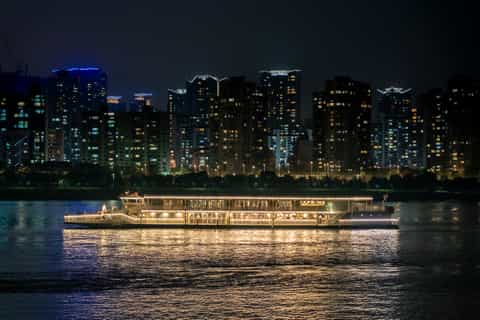 han river night cruise with live music optional fireworks