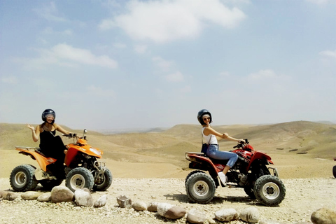 Passeio de quadriciclo e camelo em Agafay com jantar no Chouf L&#039;orMarrakech: Agafay Desert Quad Bike, passeio de camelo e jantar