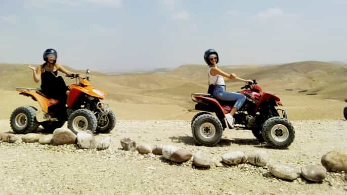 marrakech désert dagafay quad balade en chameau dîner