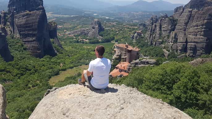 depuis thessalonique train jusquà meteora et monastère