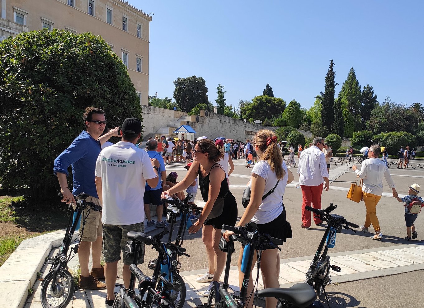 Athen: Oplev byrundvisningen på elektrisk cykel