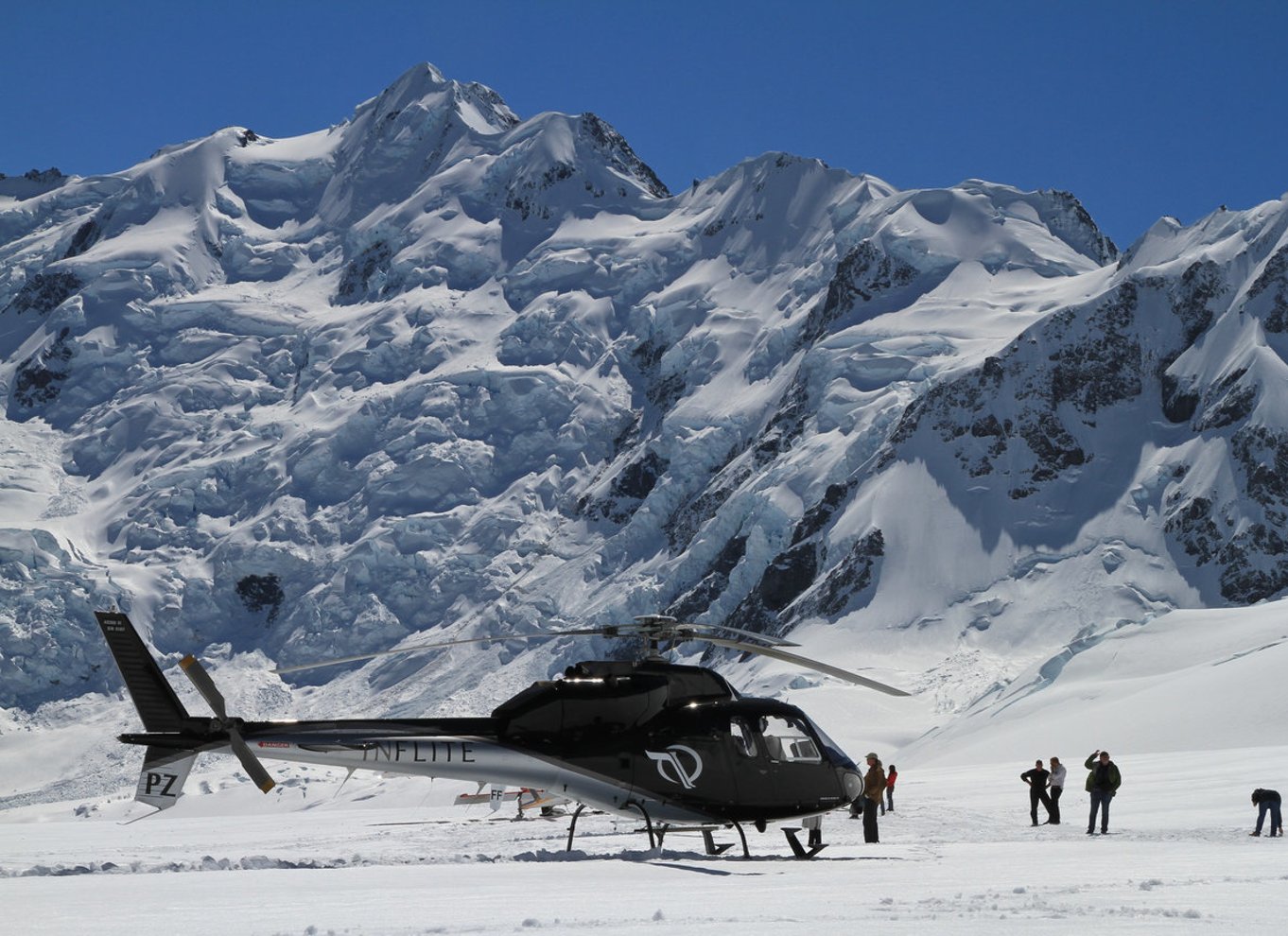 Mount Cook: Kombinationsflyvning med skifly og helikopter i alperne