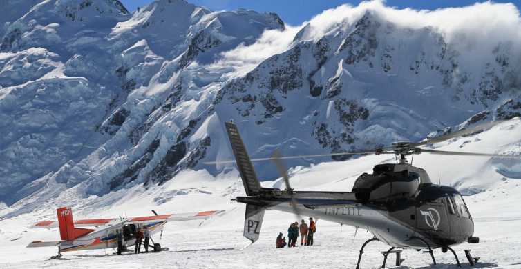 Mount Cook Ski Plane and Helicopter Alpine Combo Flight GetYourGuide