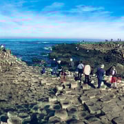 Belfast and Giant's Causeway in Italian or Spanish