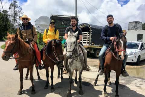 Bogotá: passeios a cavalo de Guadalupe a Monserrate