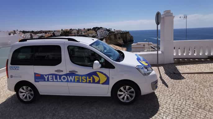 carvoeiro transferência privada de ou para o aeroporto de faro