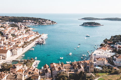 De Split: visite privée de la grotte bleue, de Hvar et des 5 îles