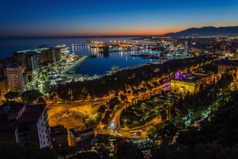 Málaga: points forts et visite privée guidée au coucher du soleil