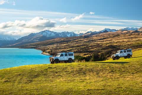 lake tekapo glaciers mountains and landscapes scenic tour