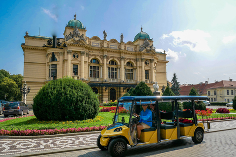 Kraków: Zwiedzanie miasta elektrycznym wózkiem golfowymWycieczka w j. szwedzkim