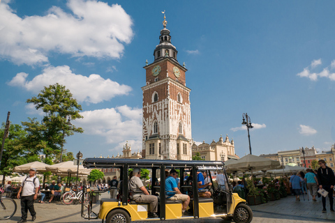 Krakow: City Sightseeing Tour by Electric Golf Cart Tour in French