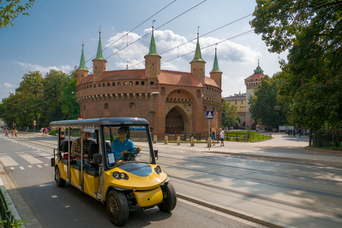 Cracóvia: City Sightseeing Tour em um carrinho de golfe elétrico