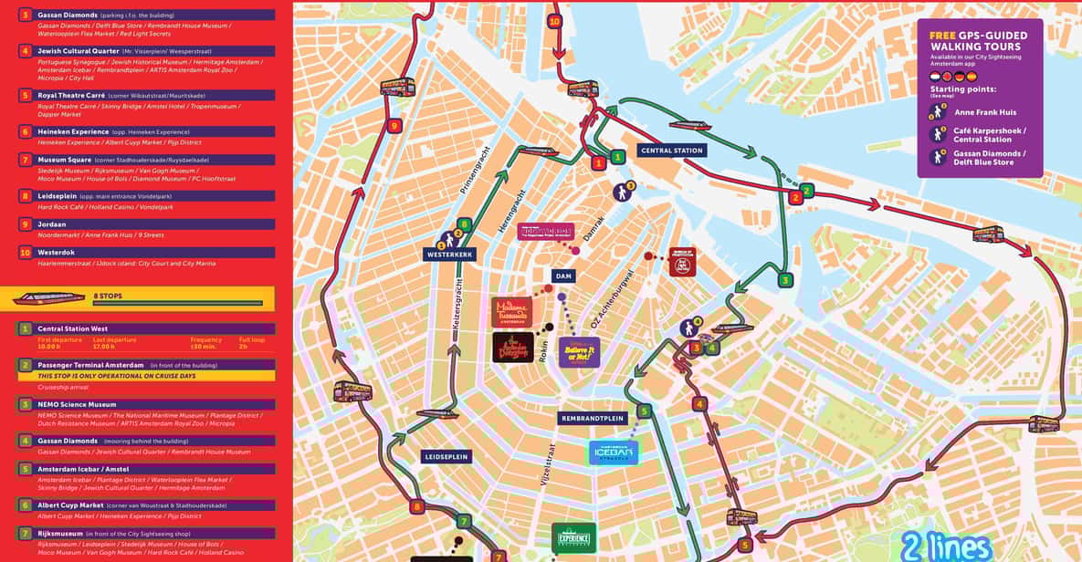 Afbeelding 13 van Amsterdam: hop-on-hop-off-bus en Heineken Experience