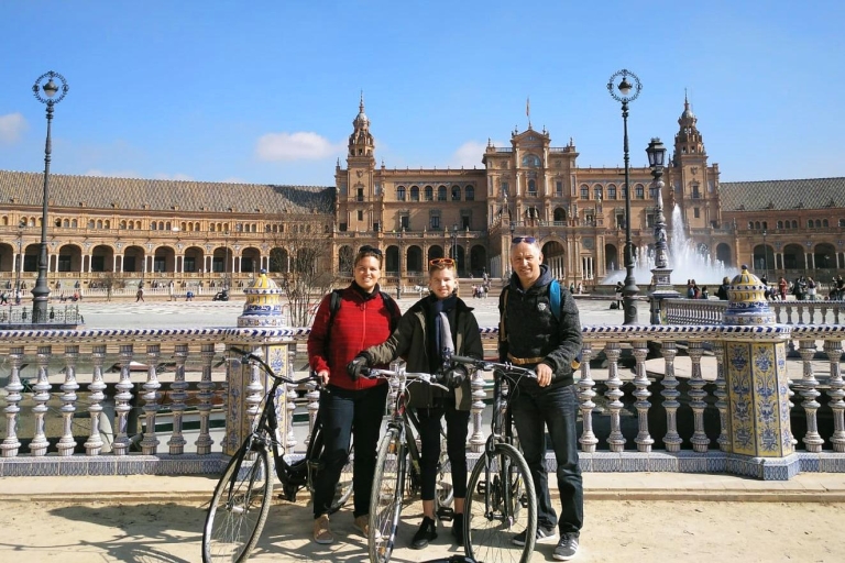 Séville : visite à vélo des points forts avec un guide localVisite en groupe