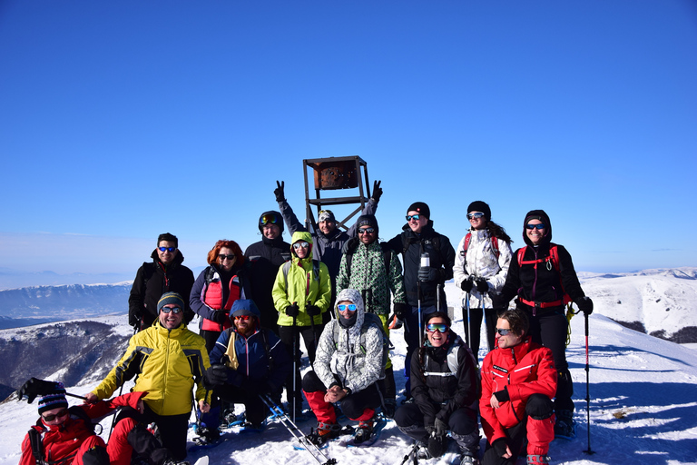 Vanuit Sofia: Sneeuwschoenwandeling op de Vitosha bergVan Sofia: sneeuwschoenwandeling op de berg Vitosha