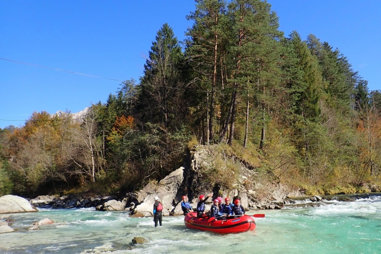 Von Bovec aus: Budgetfreundliches Rafting am Morgen auf der SočaStandard Option