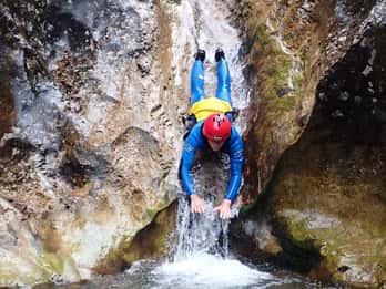 Da Bovec: canyoning nel torrente Sušec nella valle dell'Isonzo