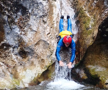 Von Bovec: Canyoning im Sušec-Bach im Soča-Tal