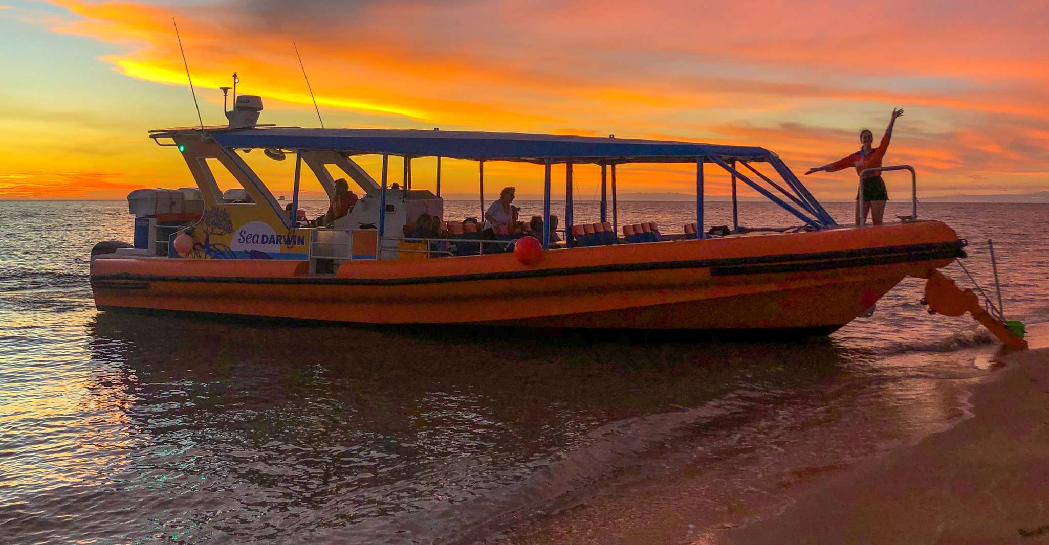 Darwin, Sunset Harbour Kreuzfahrt mit Fisch und Chips Abendessen - Hizvo