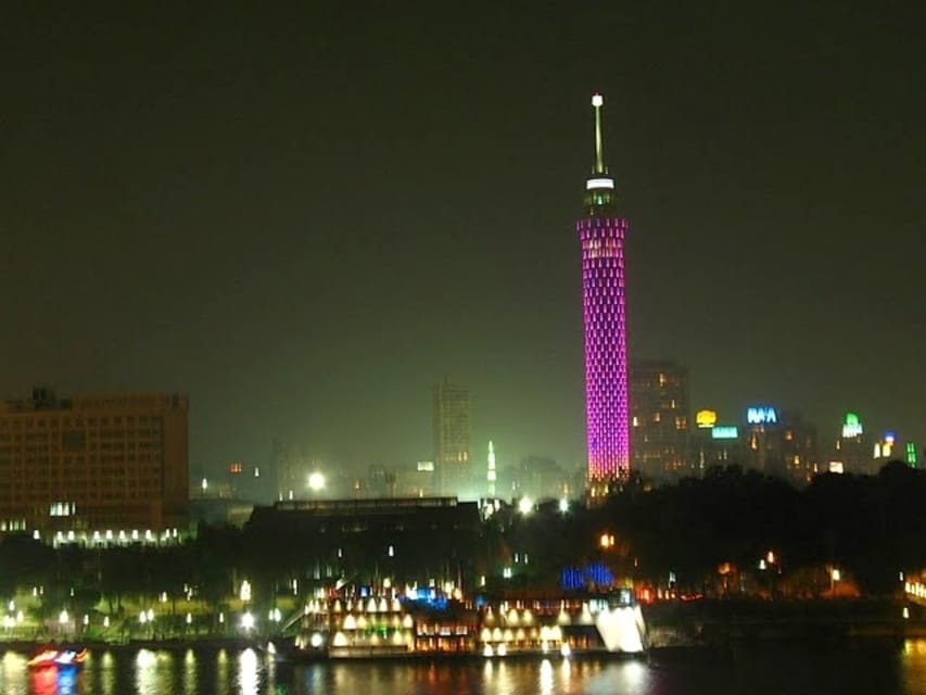 Cairo Pyramids of Giza Sound Light Show with City Tour