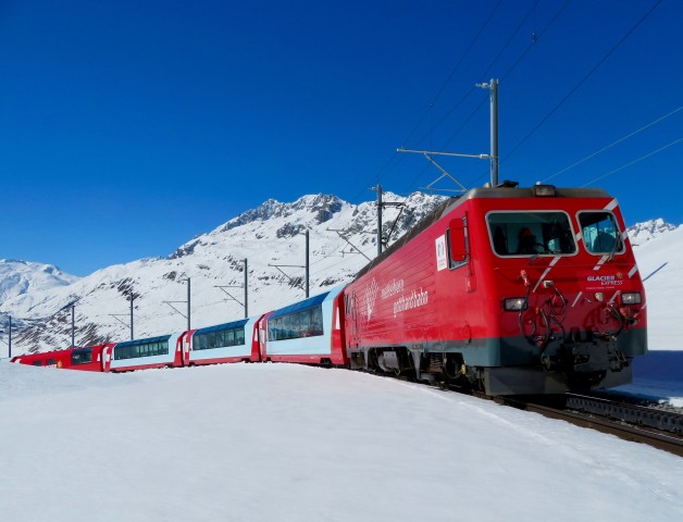 Visit Glacier Express Train Roundtrip Private Tour from Bern in Zurich, Switzerland