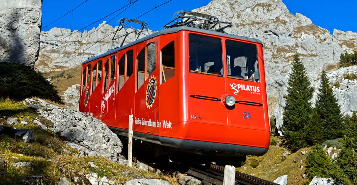 From Basel: Private Pilatus Golden Tour with Lake Cruise