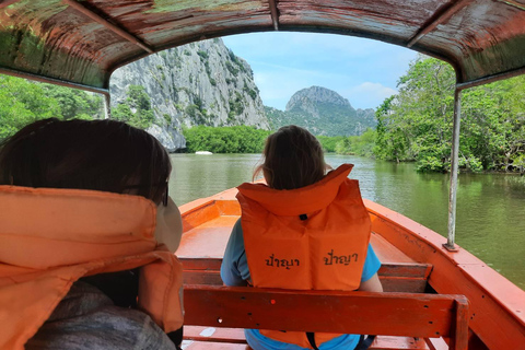 Hua Hin: Maeklong Railway Market och Amphawa Floating Market