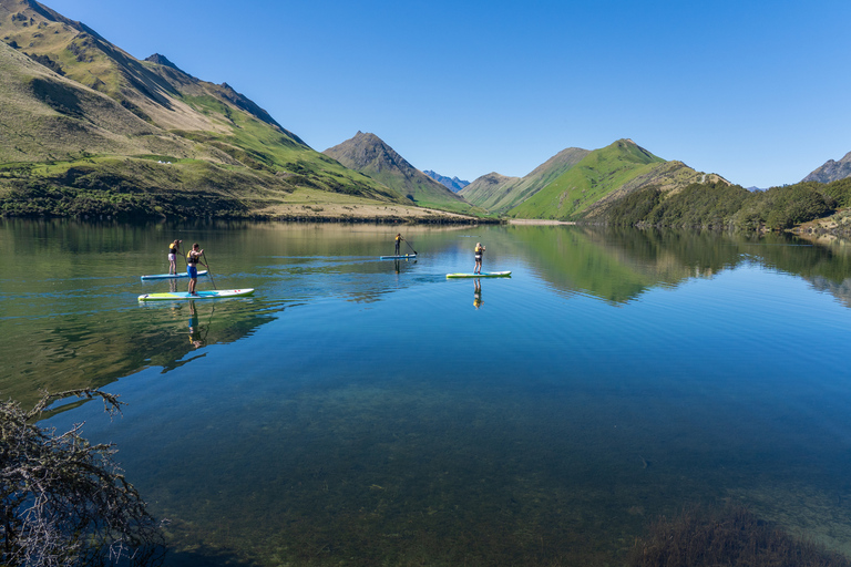 Queenstown: Experiencia en Kayak o SUP en el Lago MokeViaje en coche de Queenstown a Moke Lake