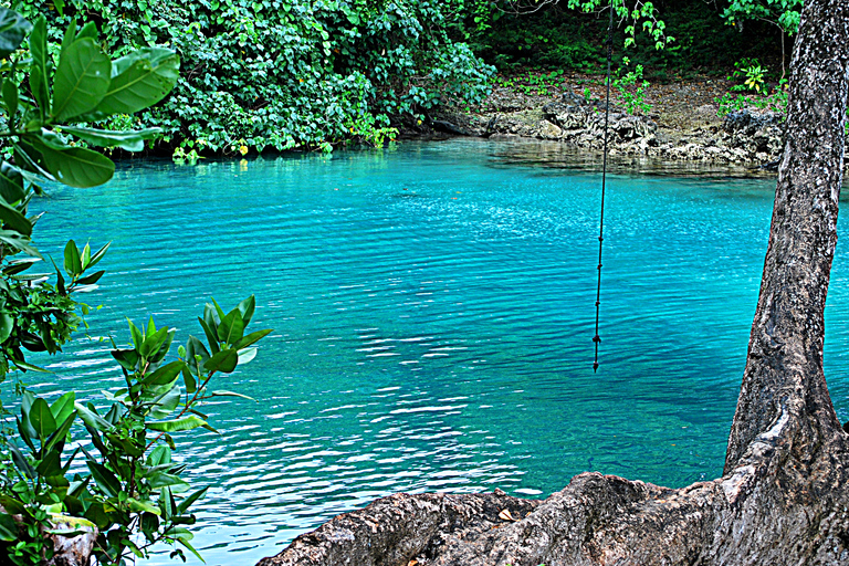 Tour de medio día por la Laguna Azul y el Edén + tienda libre de impuestos