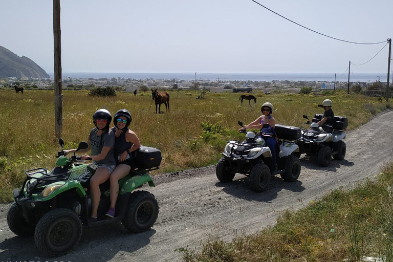 Santorini: Experiencia en quad2 personas en 1 quad