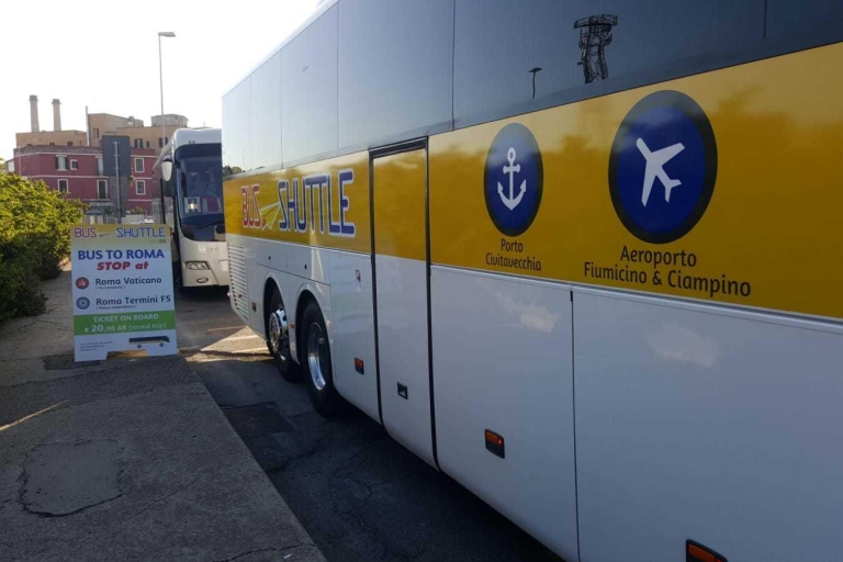 Hafen Civitavecchia – Vatikanstadt: ShuttlebusEinfacher Transfer vom Hafen Civitavecchia zum Vatikan