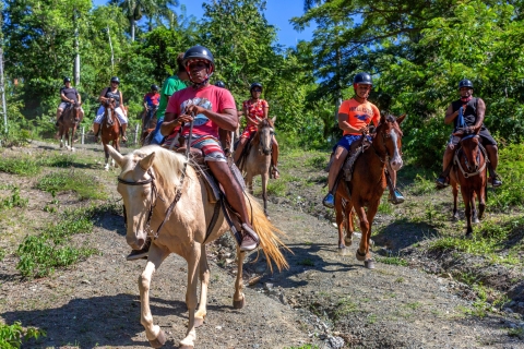Puerto Plata: Zip Line Adventure en paardrijden