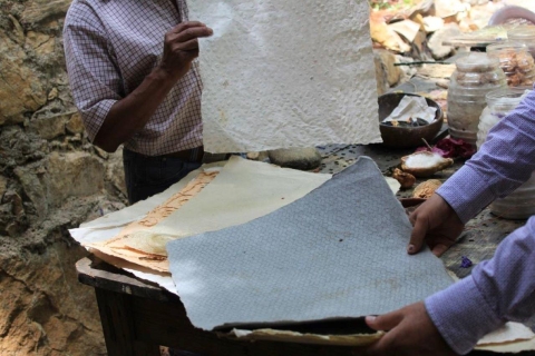 Z Oaxaca: San Agustín Etla Quesillo i Papermaking Tour
