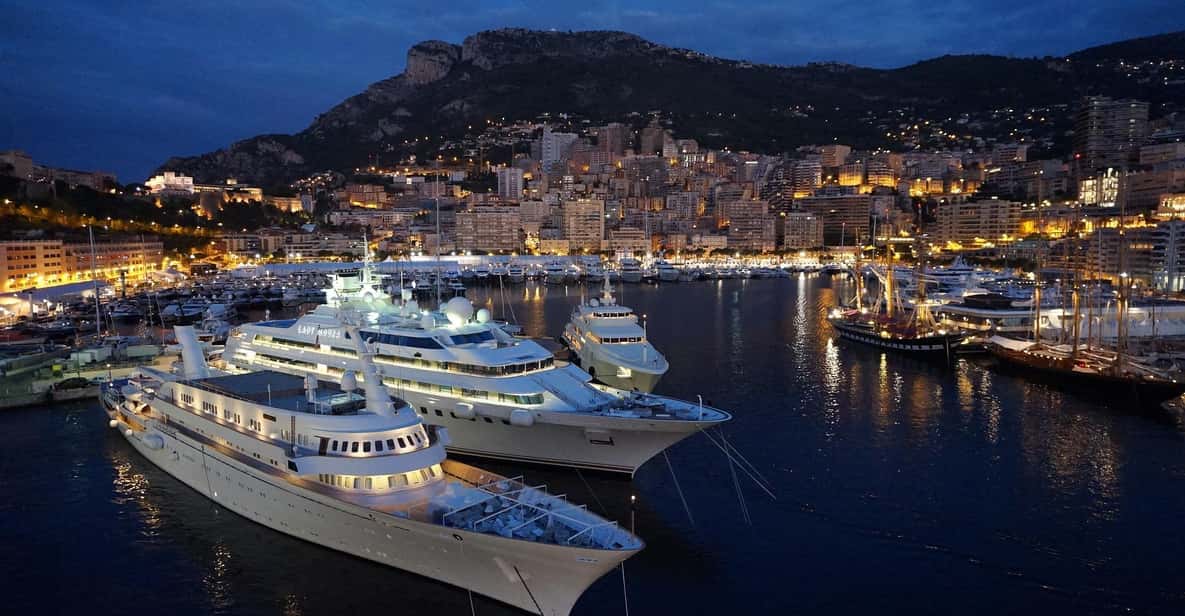 Monaco and Monte-Carlo by Night from Nice