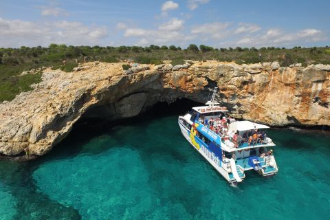 Majorque : catamaran à fond de verre le long de la côte est