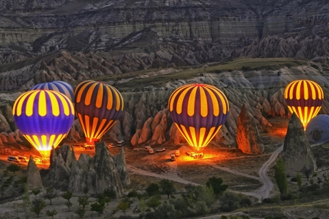 Göreme: ballonvlucht bij zonsopgang boven Cappadocië