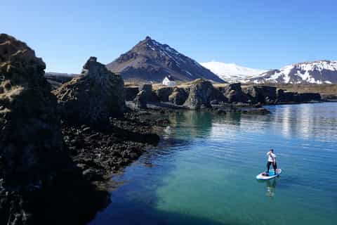 From Reykjavik: Snæfellsnes Peninsula SUP Small Group Tour
