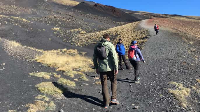 from taormina or catania fullday mount etna hike