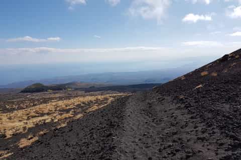 Catania: Mount Etna Trek and Cave Tour