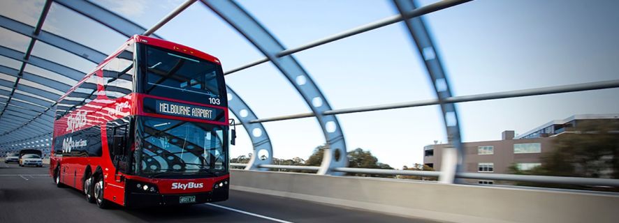 Melbourne Airport: Express Bus Transfer to/from City Center