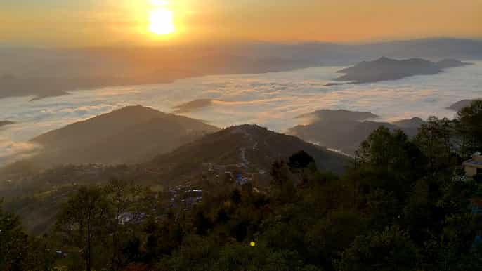 kathmandu 3day chisapaninagarkot trek