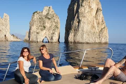 Capri: Semi-Private Boat Tour and Grotto Visit