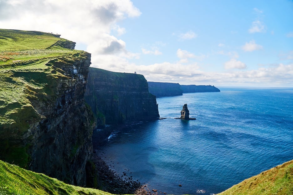 Circuit ferroviaire : Les falaises de Moher et le château de Bunratty