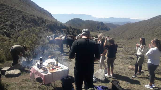 trilha e churrasco nos andes saindo de mendoza