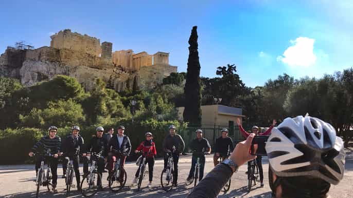 athens classic tour on an electric bicycle