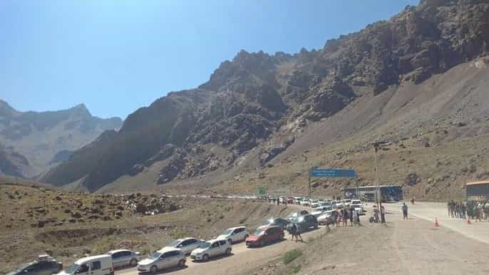 santiago private scenic transfer to mendoza