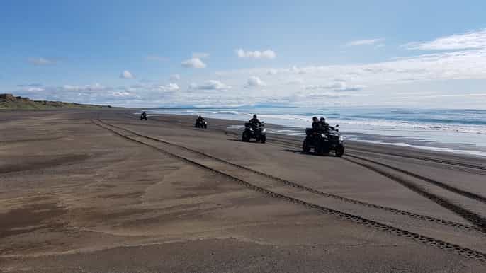 reykjavik golden circle and black beach atv tour